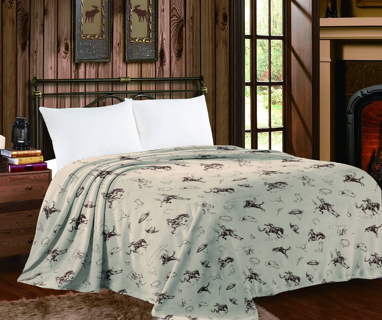 Mia Western Bed Throw Blanket