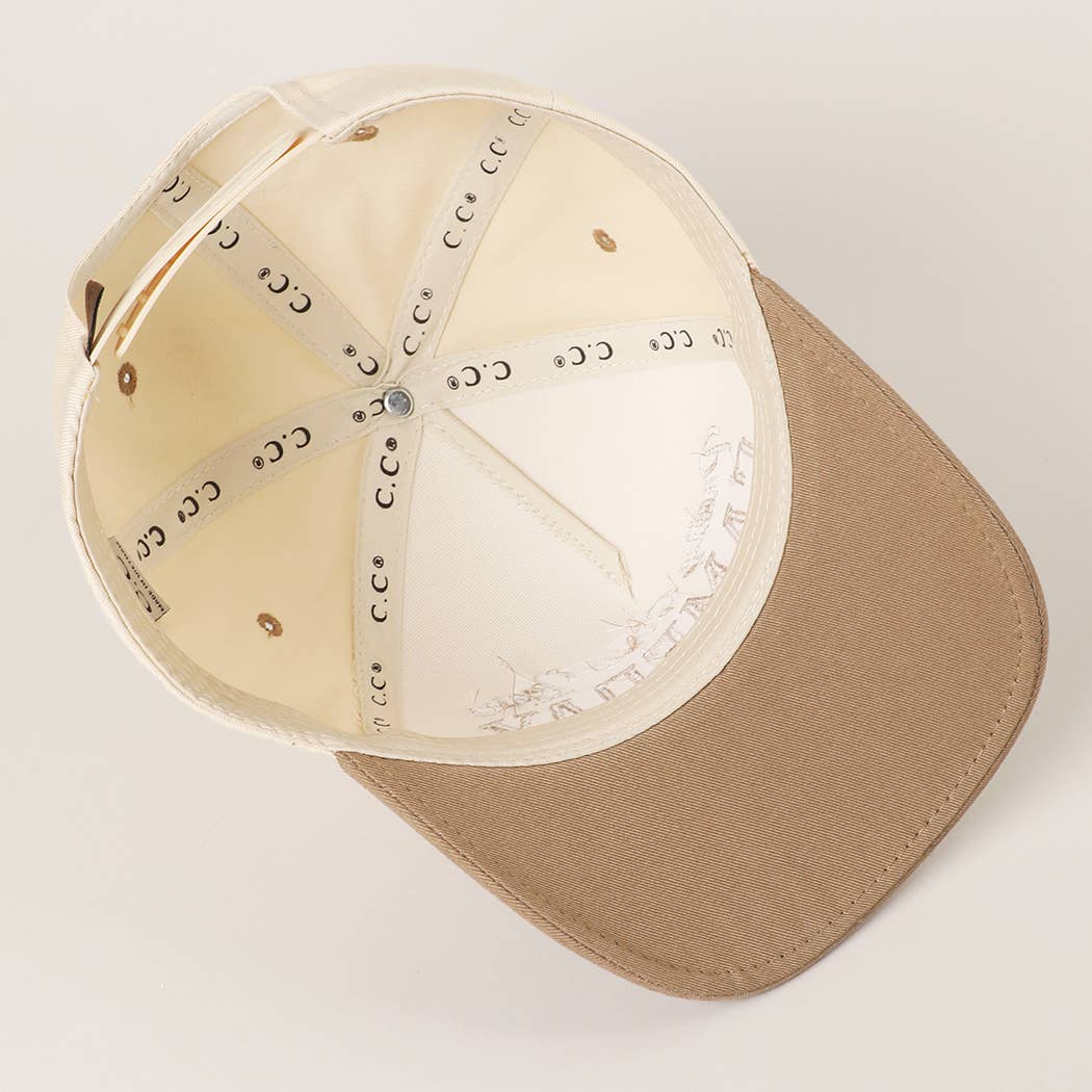 PRETTY GIRLS..Embroidery Double Stitch Trucker Hat