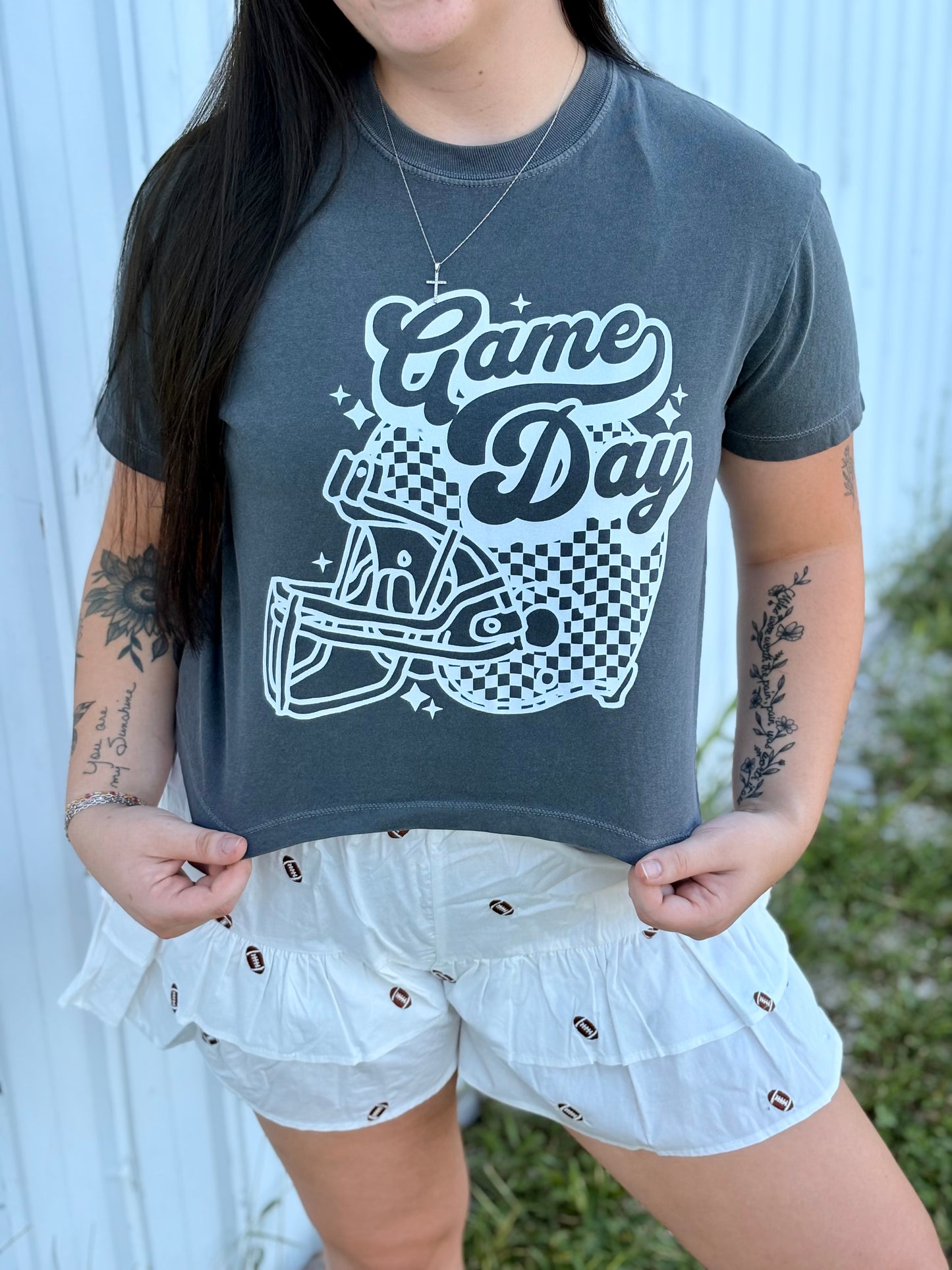 Game Day Cropped Tee