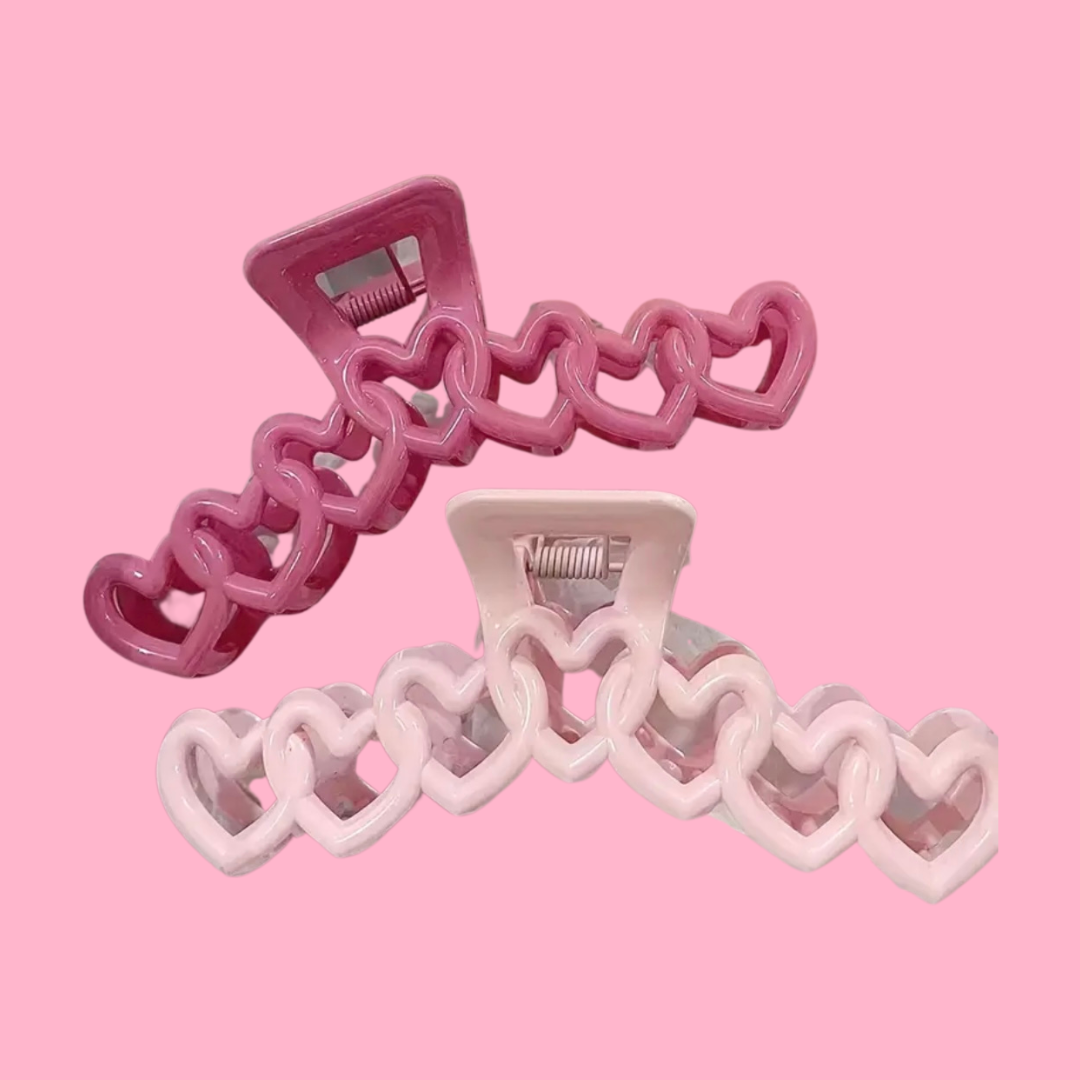 Heart Bubble Hair Clip
