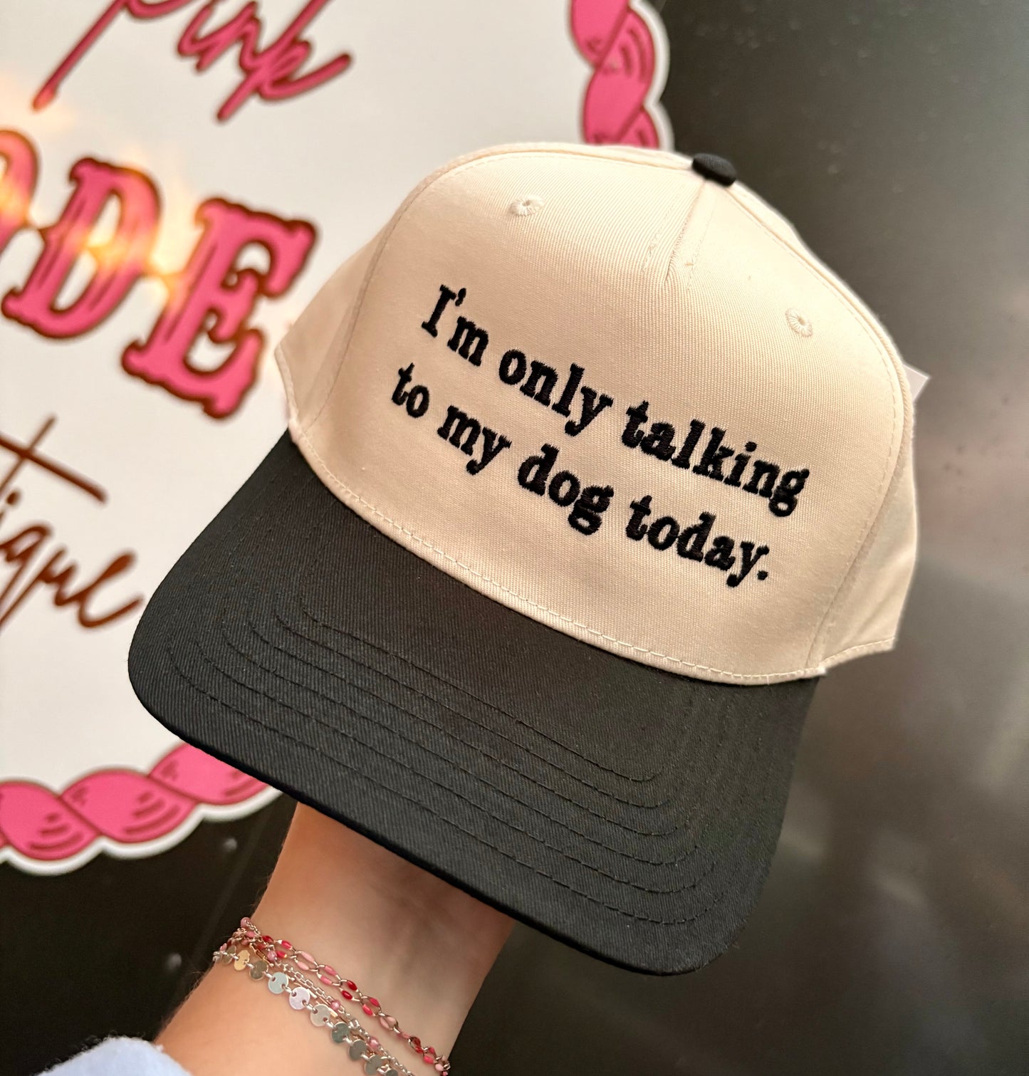 I’m Only Talking To My Dog Hat