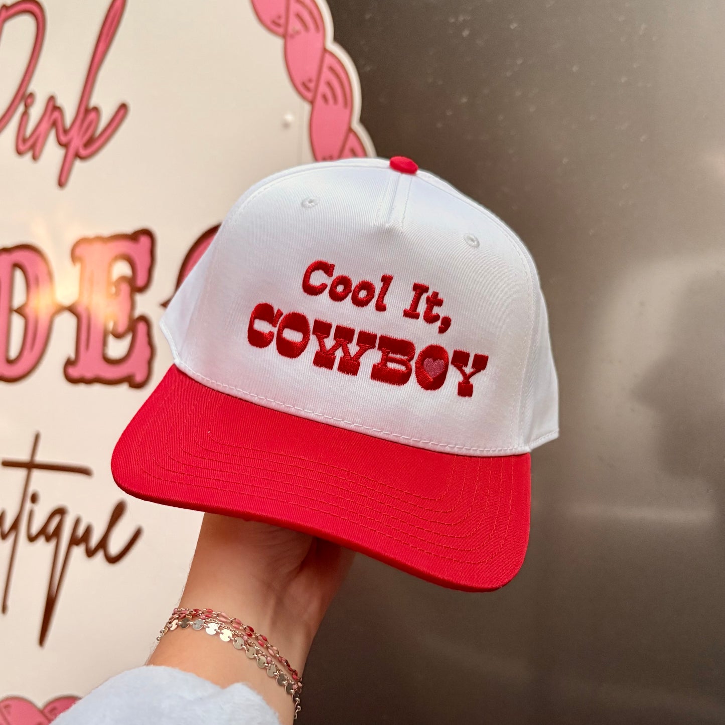 Cool It Cowboy Heart Vintage Hat