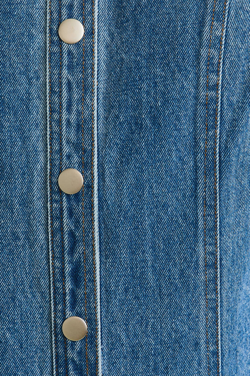 Denim Blues Sleeveless Mini Dress