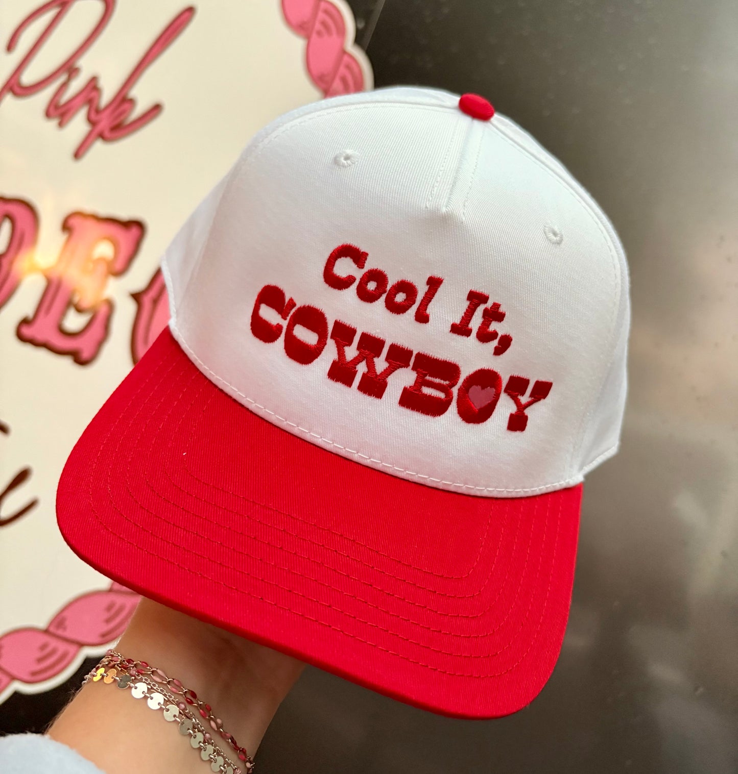 Cool It Cowboy Heart Vintage Hat