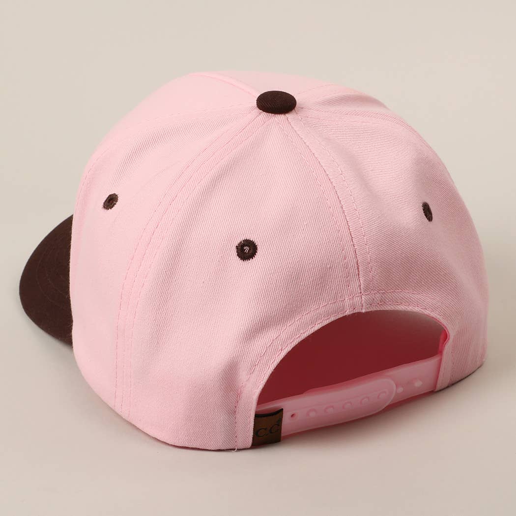 Cowboy Obsessed Letter Horse Embroidery Two-Tone Trucker Hat