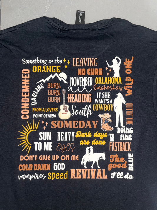 Zach Bryan - Songs Tee