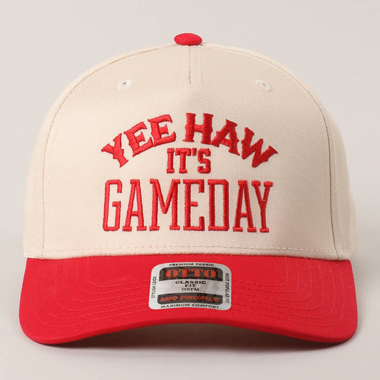 YEE HAW IT'S GAMEDAY Embroidered Trucker Hat