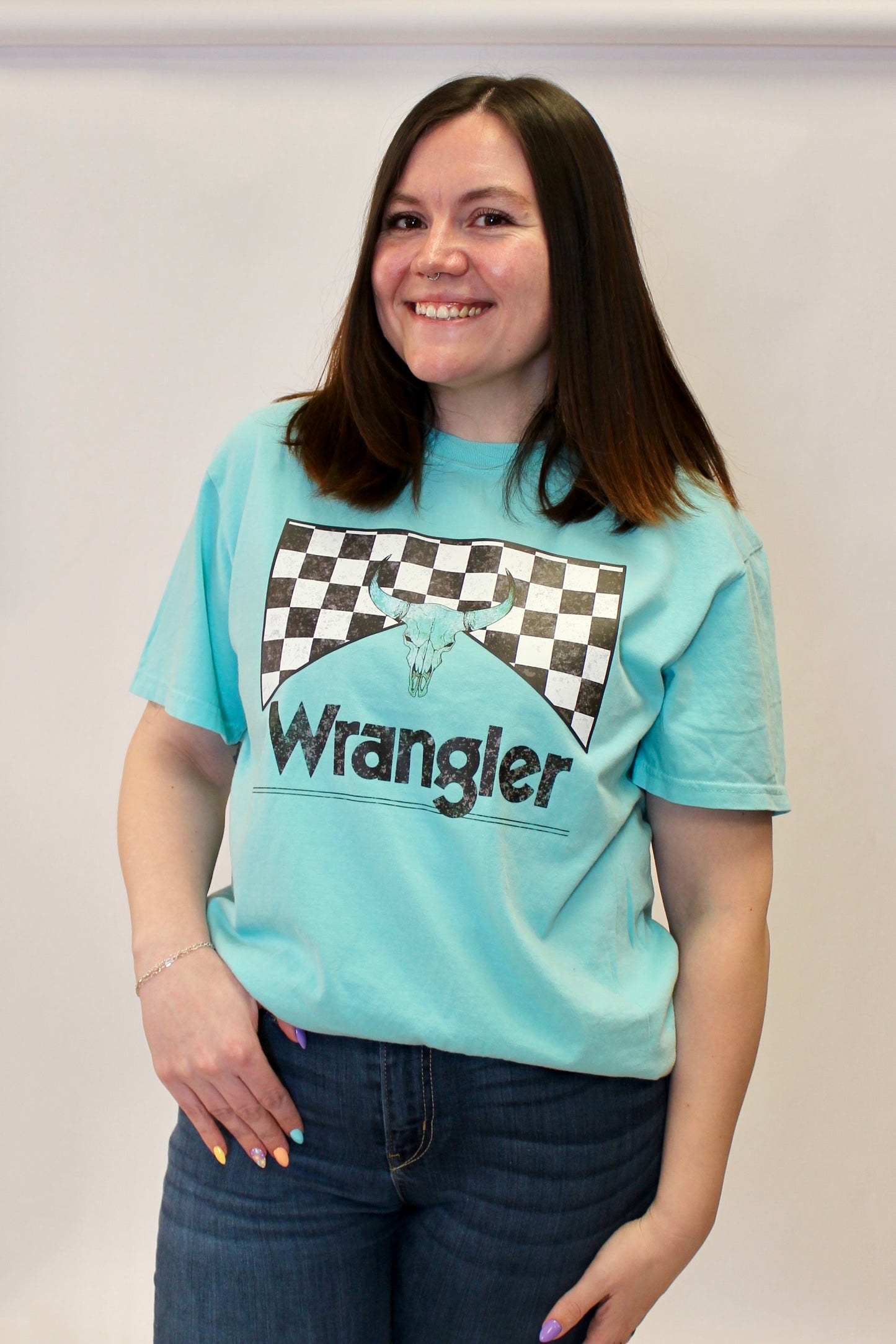 Wrangler Checkered Tee