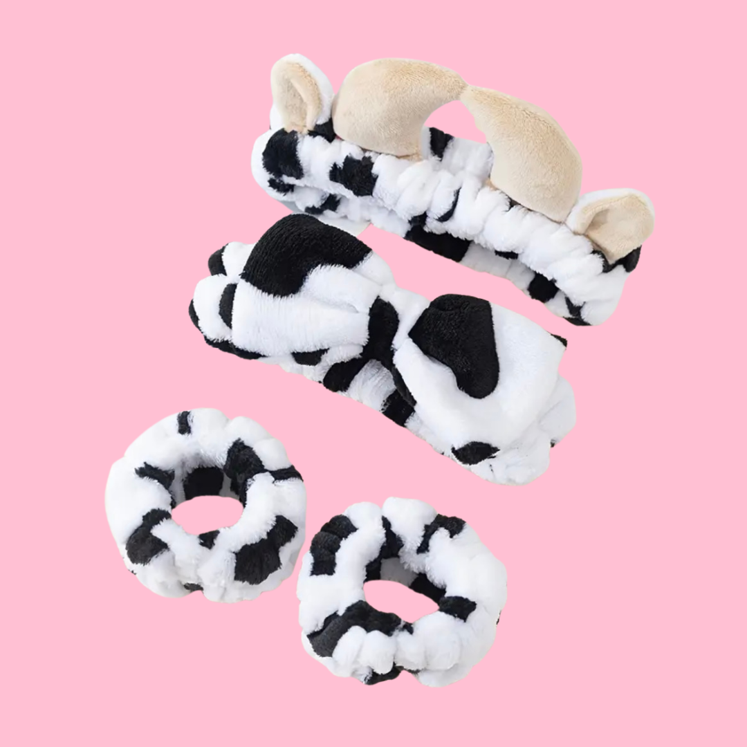 Cow Print Wristbands