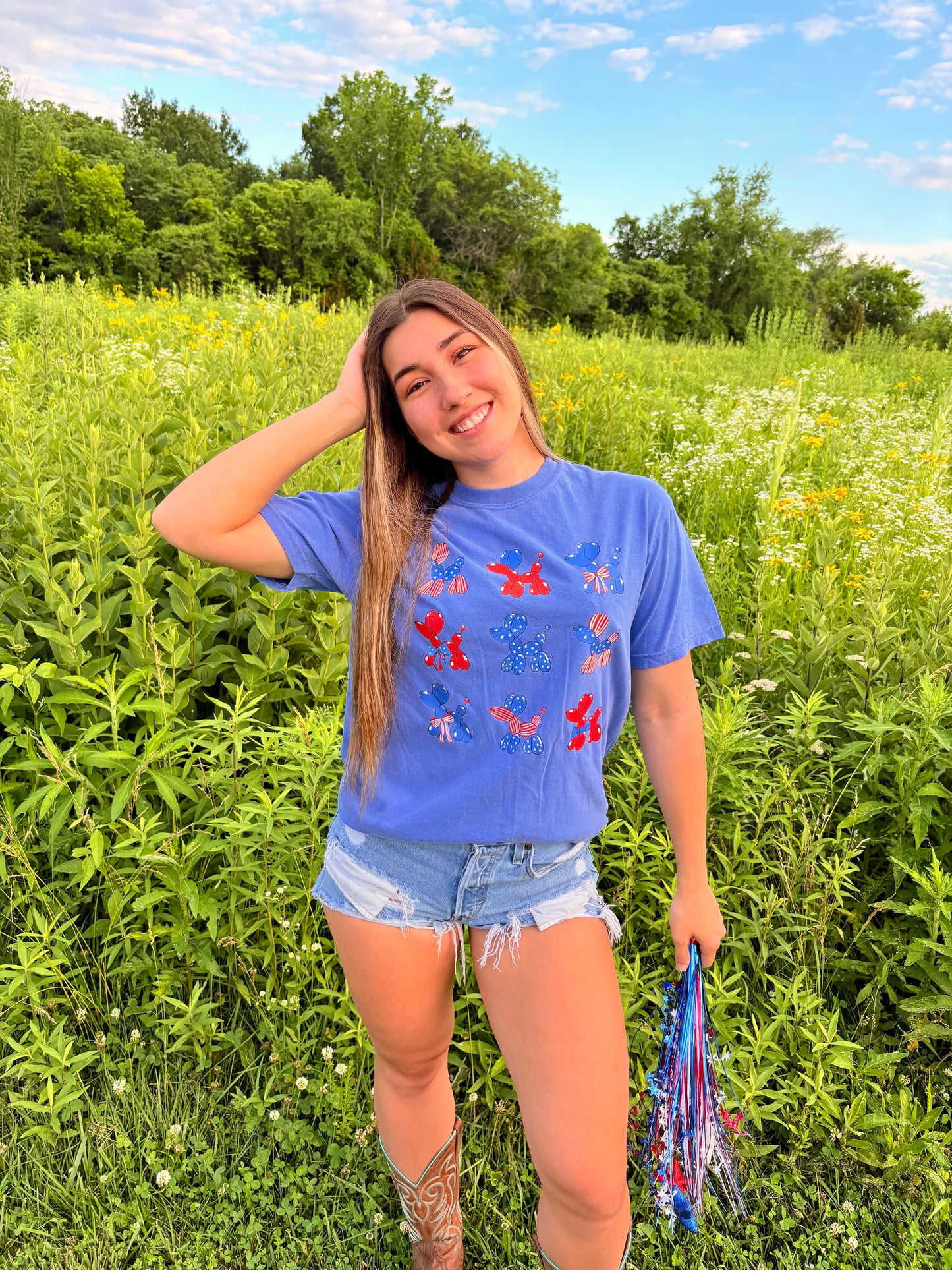 Patriotic Balloon Tee