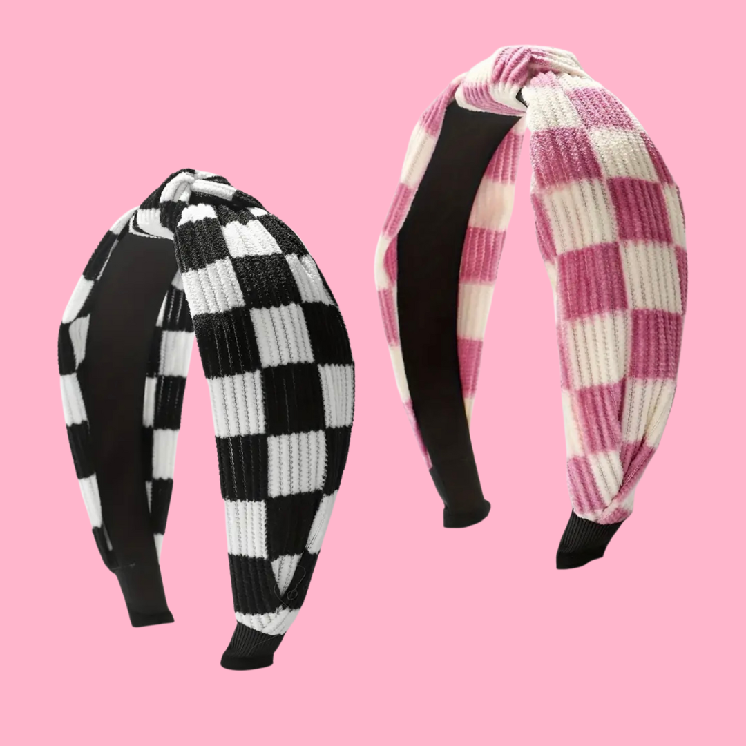 Checkered Headband