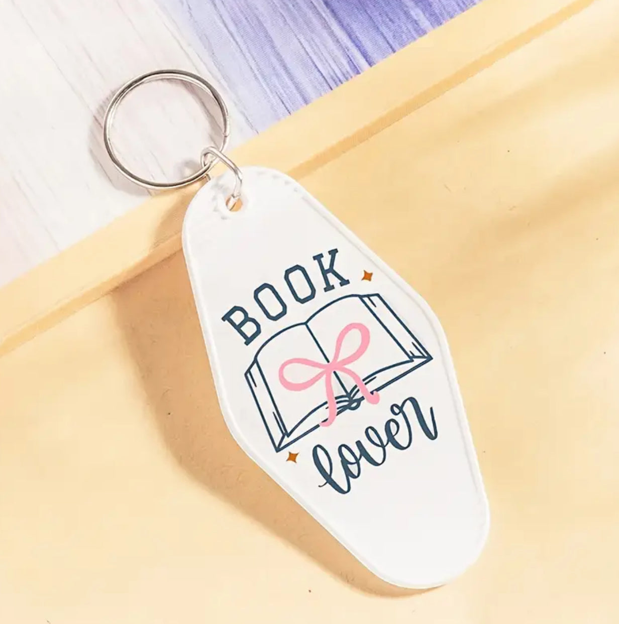 Book Lover Keychain