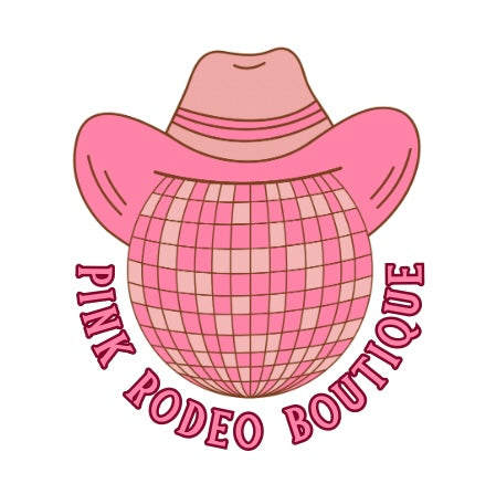 Pink Rodeo Disco Sticker