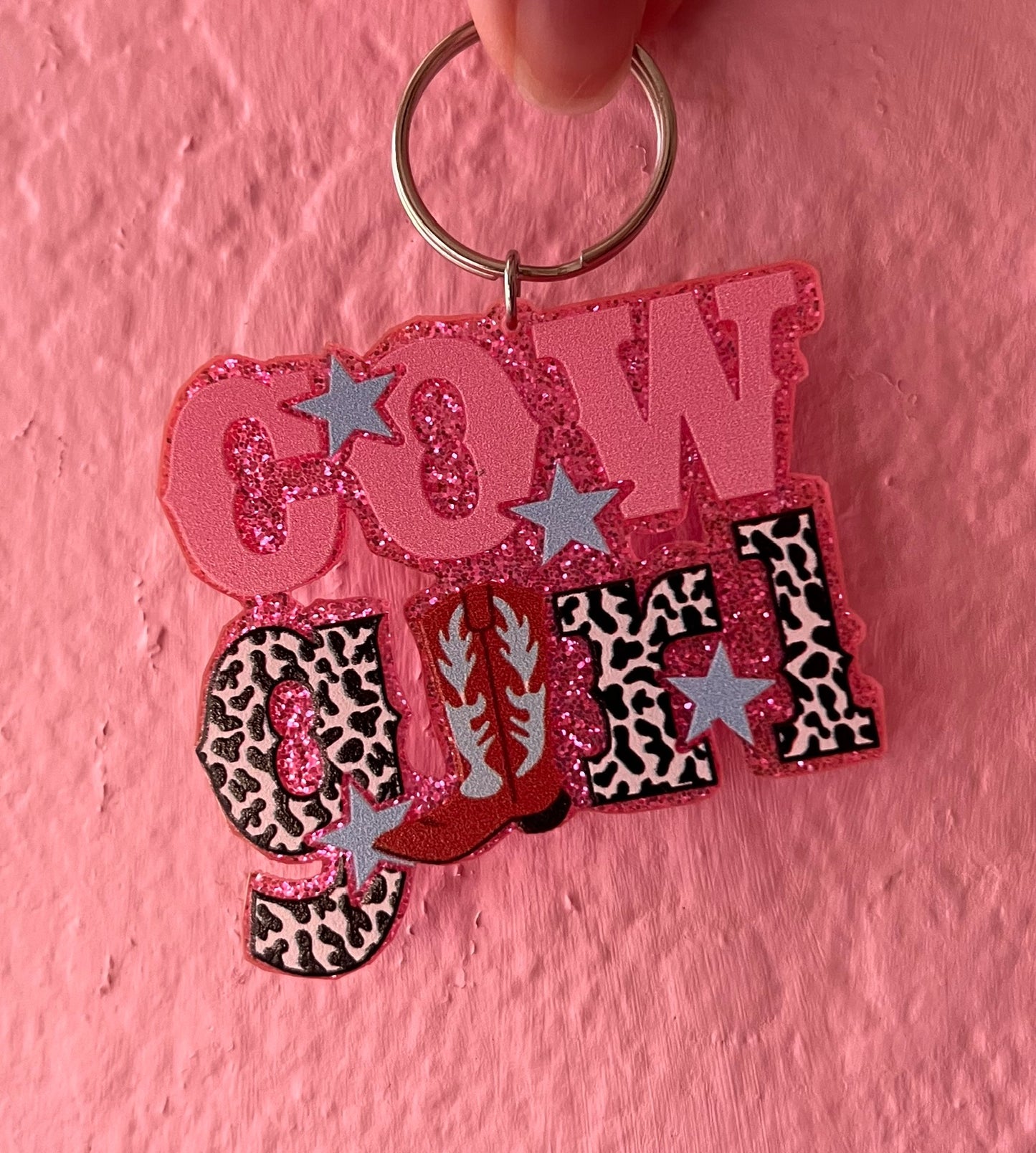 Cowgirl Keychain