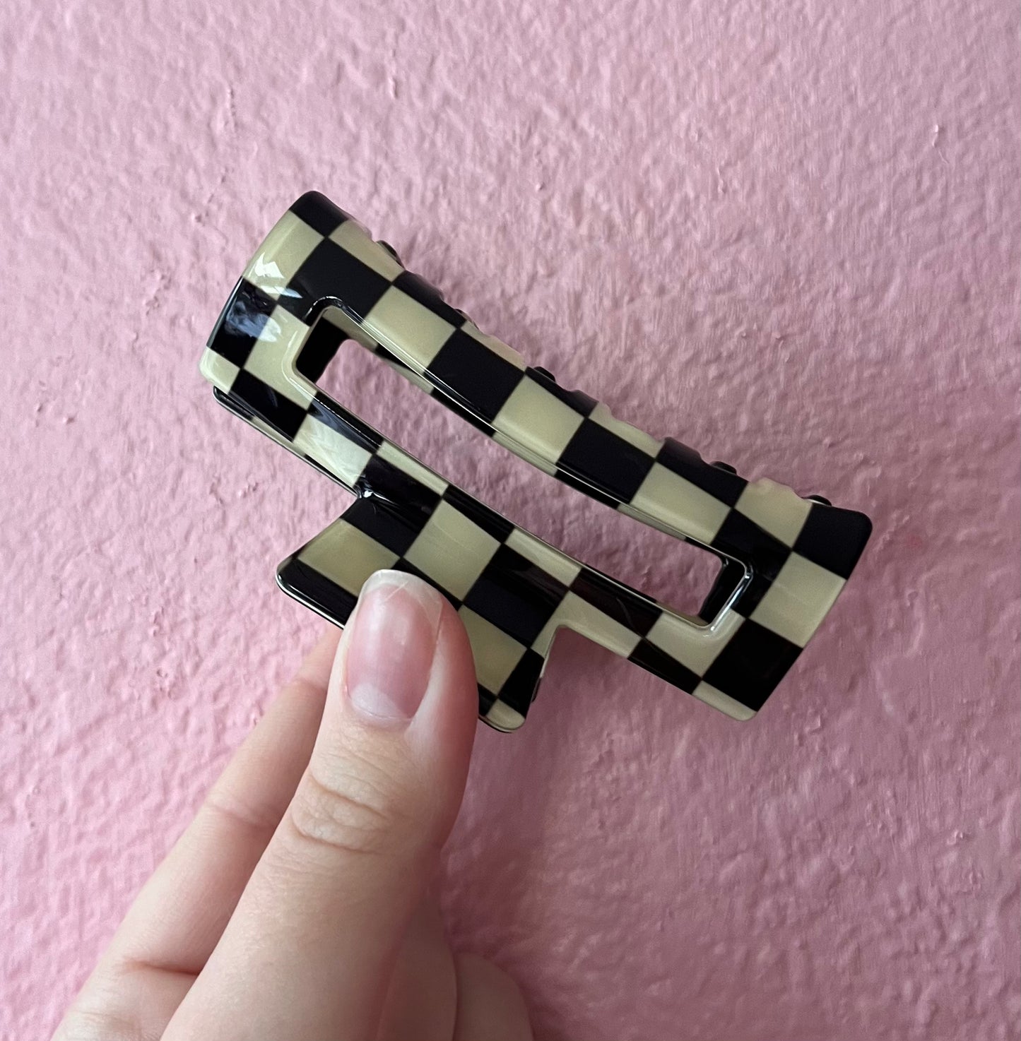 Checkered Hair Clip