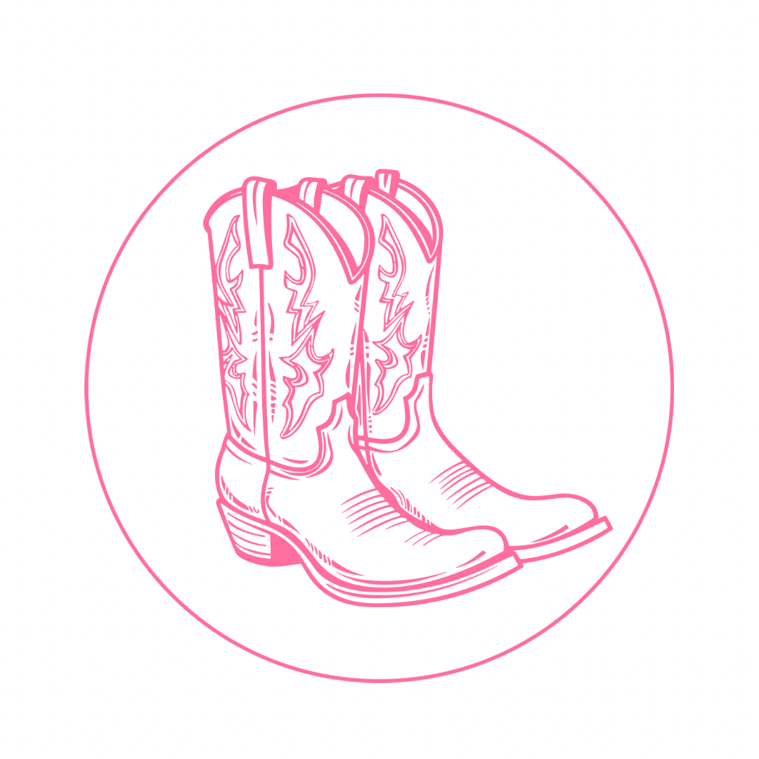 Pink Boots Sticker