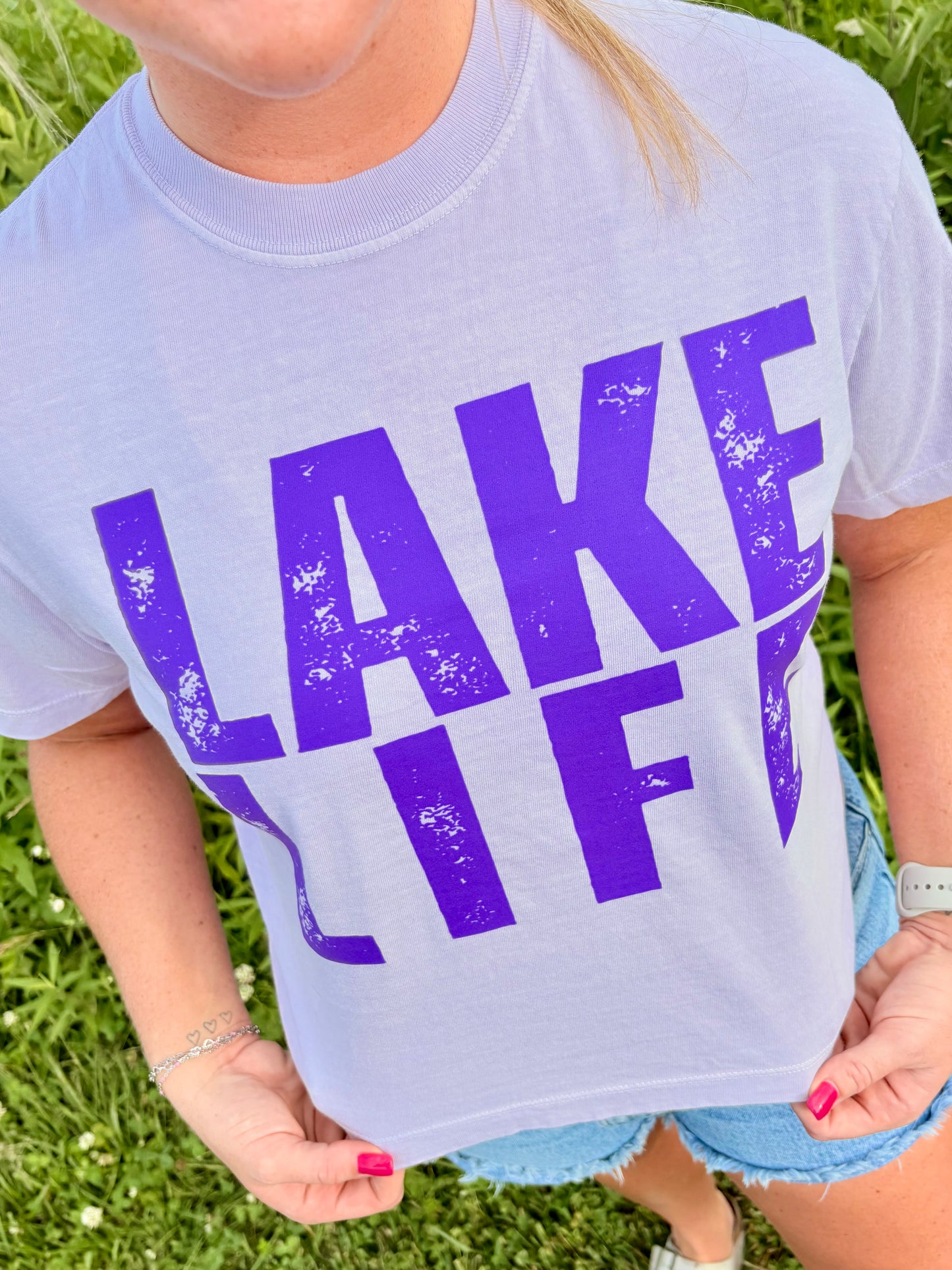 LAKE LIFE Cropped Tee