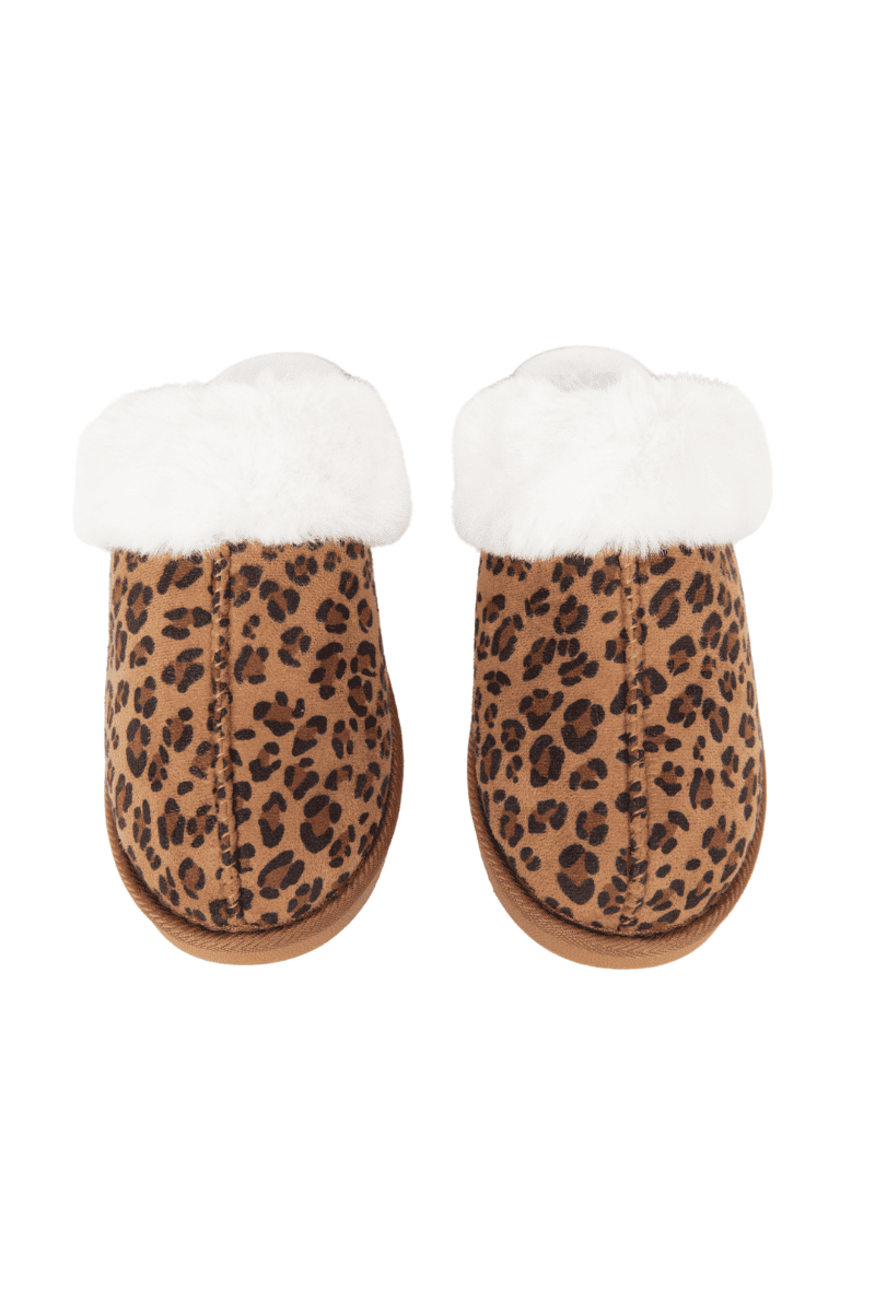 Leopard Print Slippers