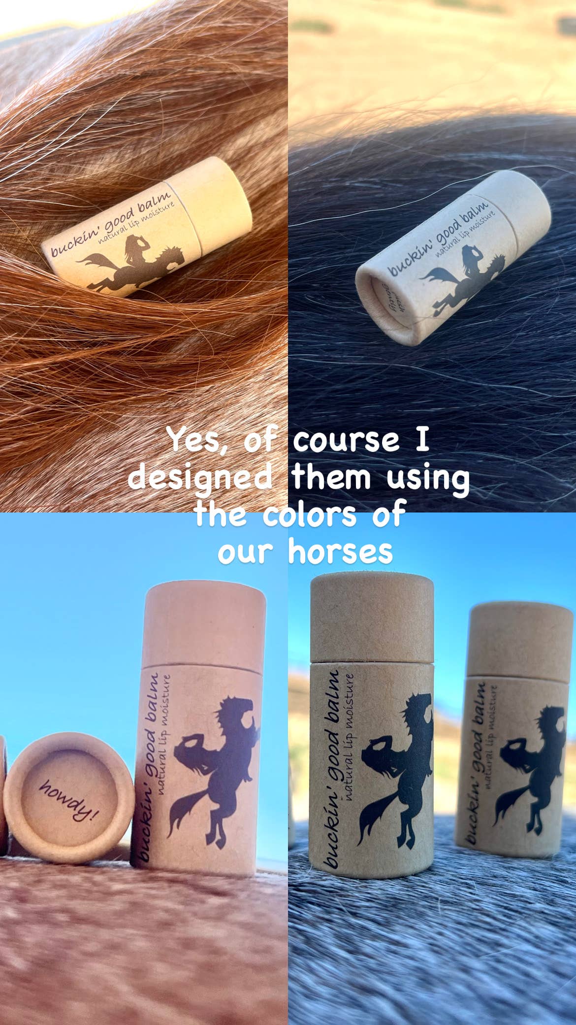 Hand-Poured Buckin’ Good Lip Balm - Peppermint