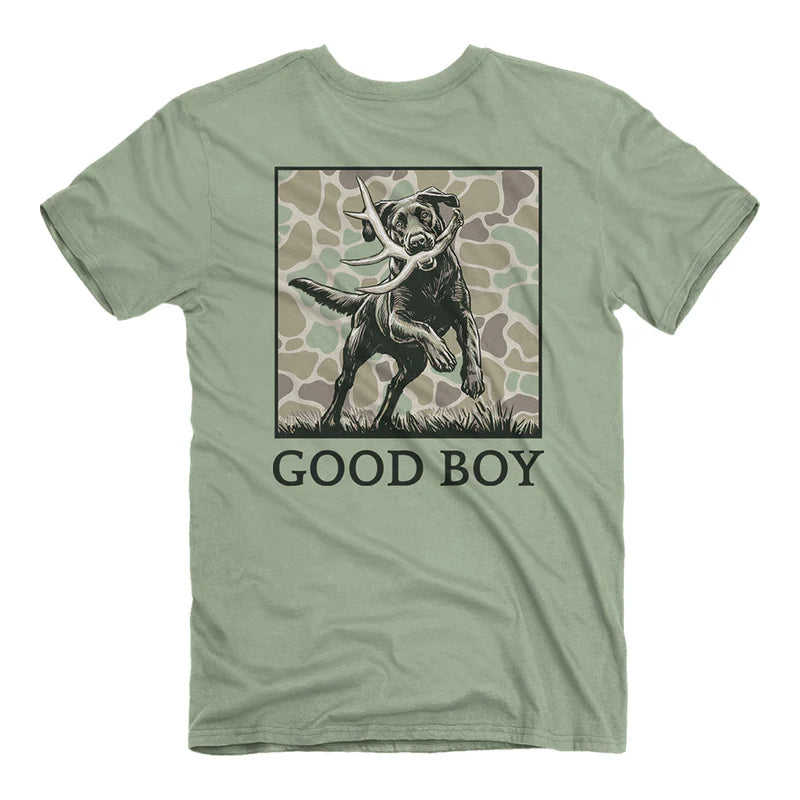 Good Boy Sage Fetch Tee