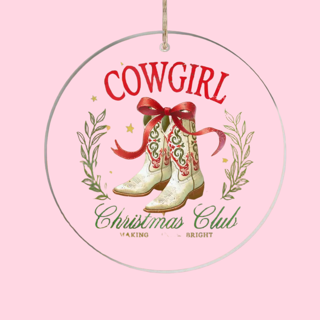 Cowgirl Social Club Ornament