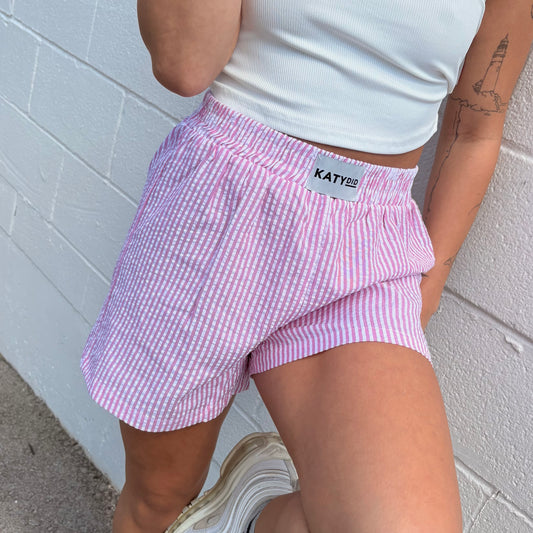 Candy Striped Boxer Shorts