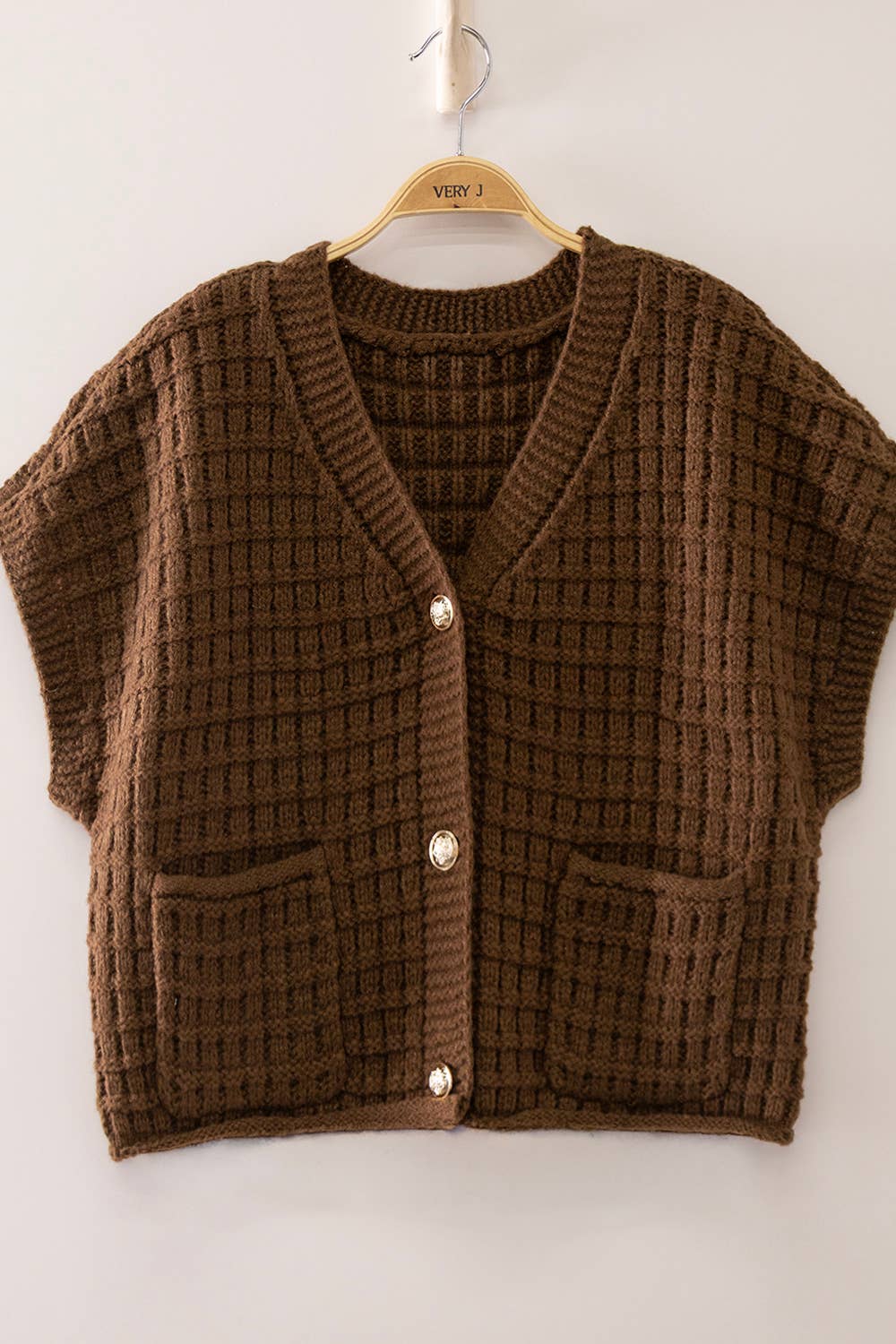 Choco Waffle Cardigan