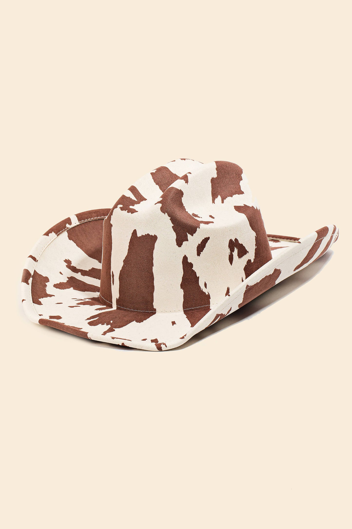 Cow Print Cowboy Hat