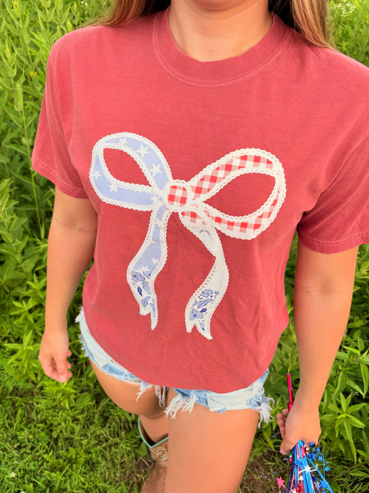 Americana Bow Tee