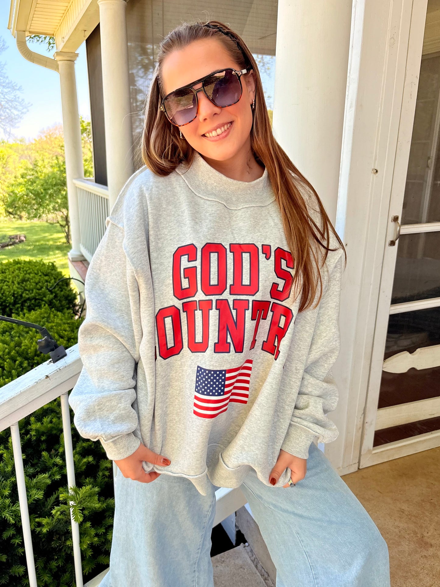 God's Country Reversible Mock Neck
