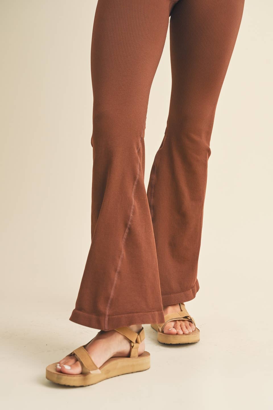 Chocolate Ridged Jumpsuit