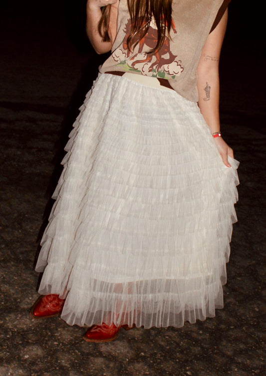 Ranch Romance Tulle Maxi Skirt