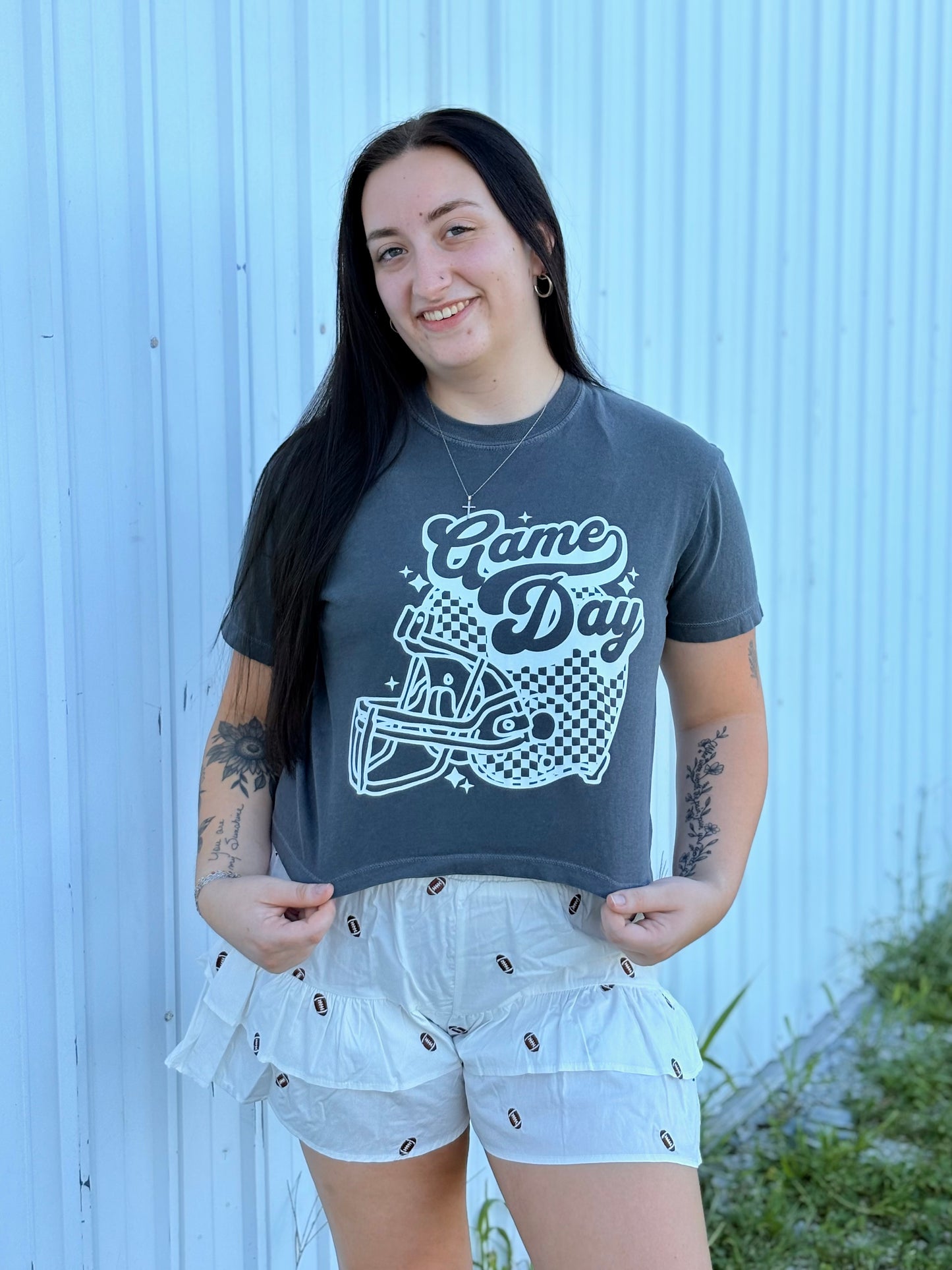 Game Day Cropped Tee