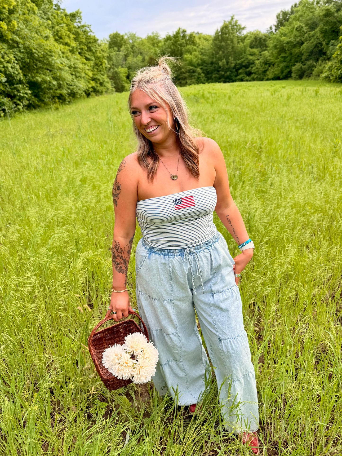 Stars and Stripes Tube Top