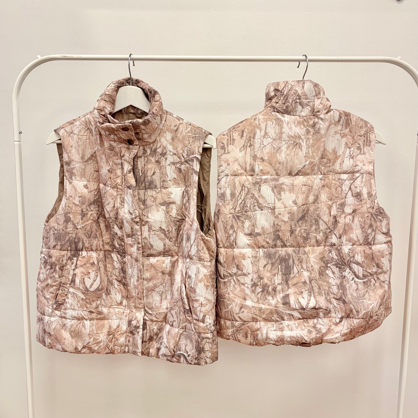 Light Camo Puffer Vest