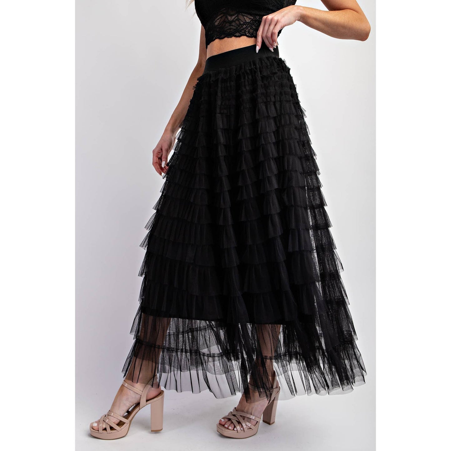 Ranch Romance Tulle Maxi Skirt