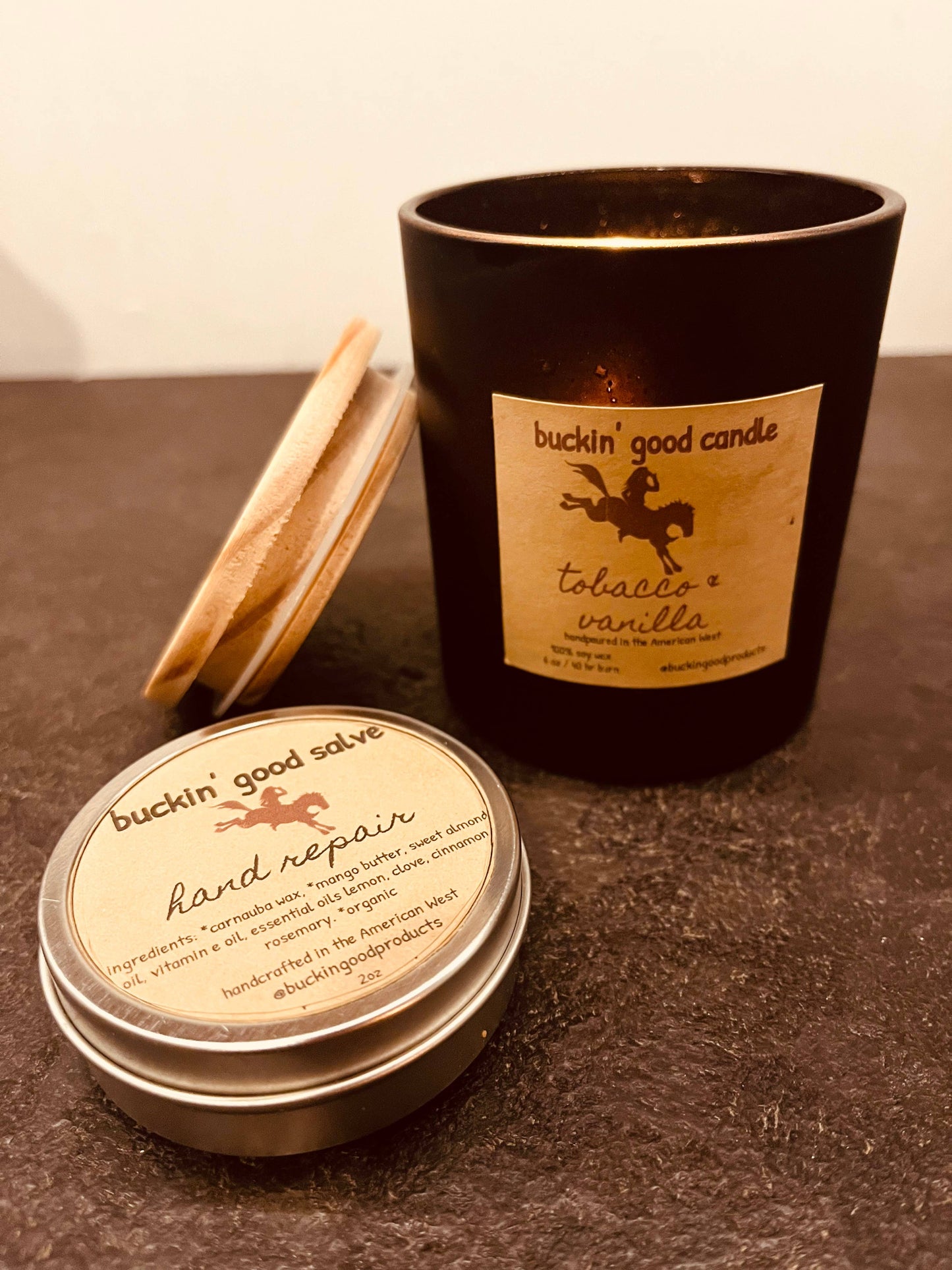 Hand-Poured Buckin’ Good Hand Repair - Hand Salve