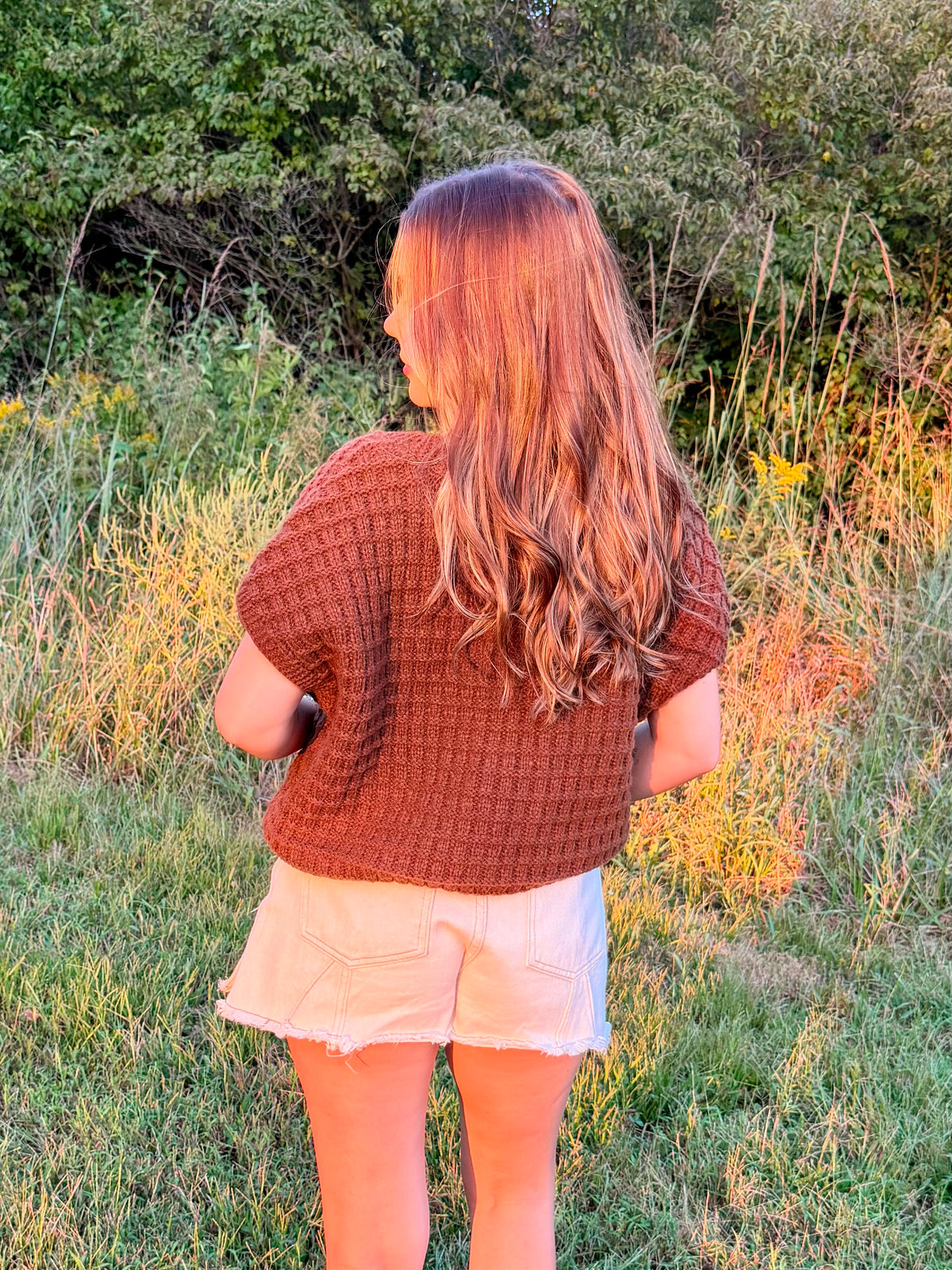 Choco Waffle Cardigan