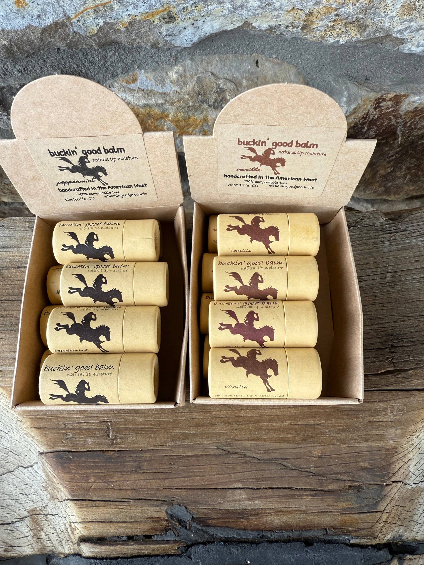 Hand-Poured Buckin’ Good Lip Balm - Peppermint