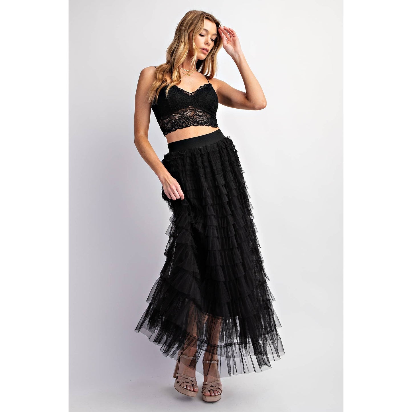 Ranch Romance Tulle Maxi Skirt