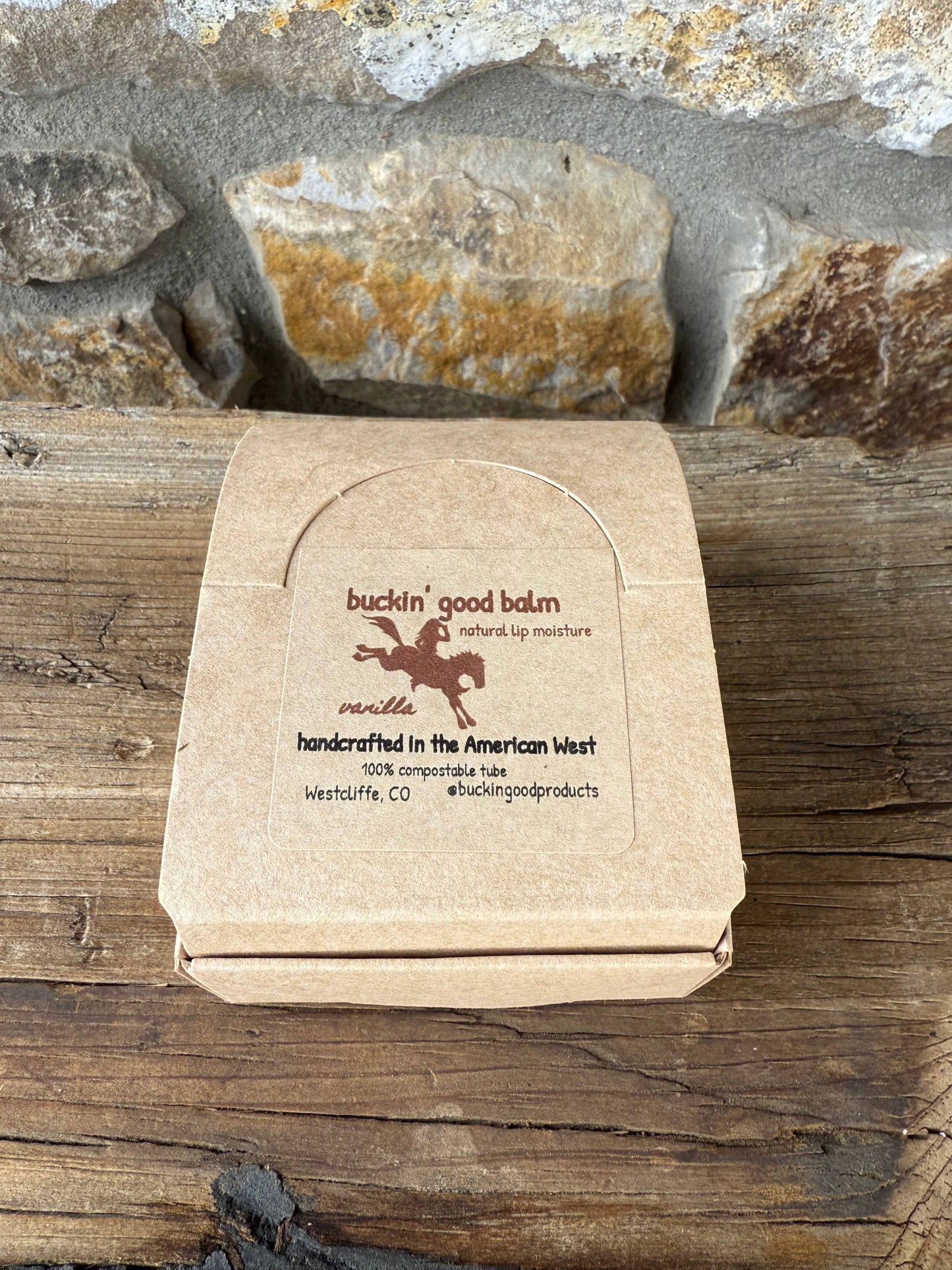 Hand-Poured Buckin’ Good Lip Balm - Vanilla