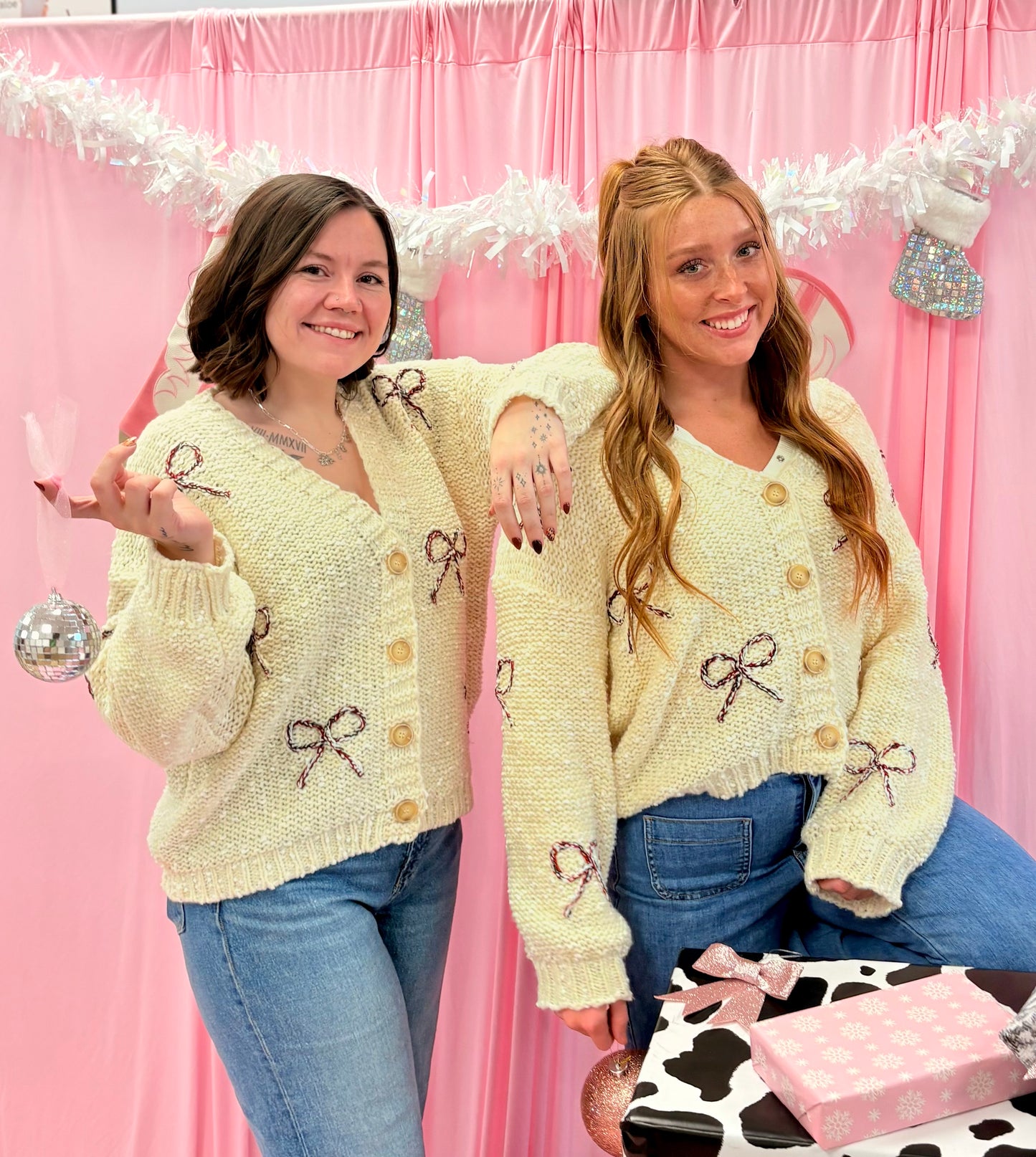 Holiday Bow Cardigan