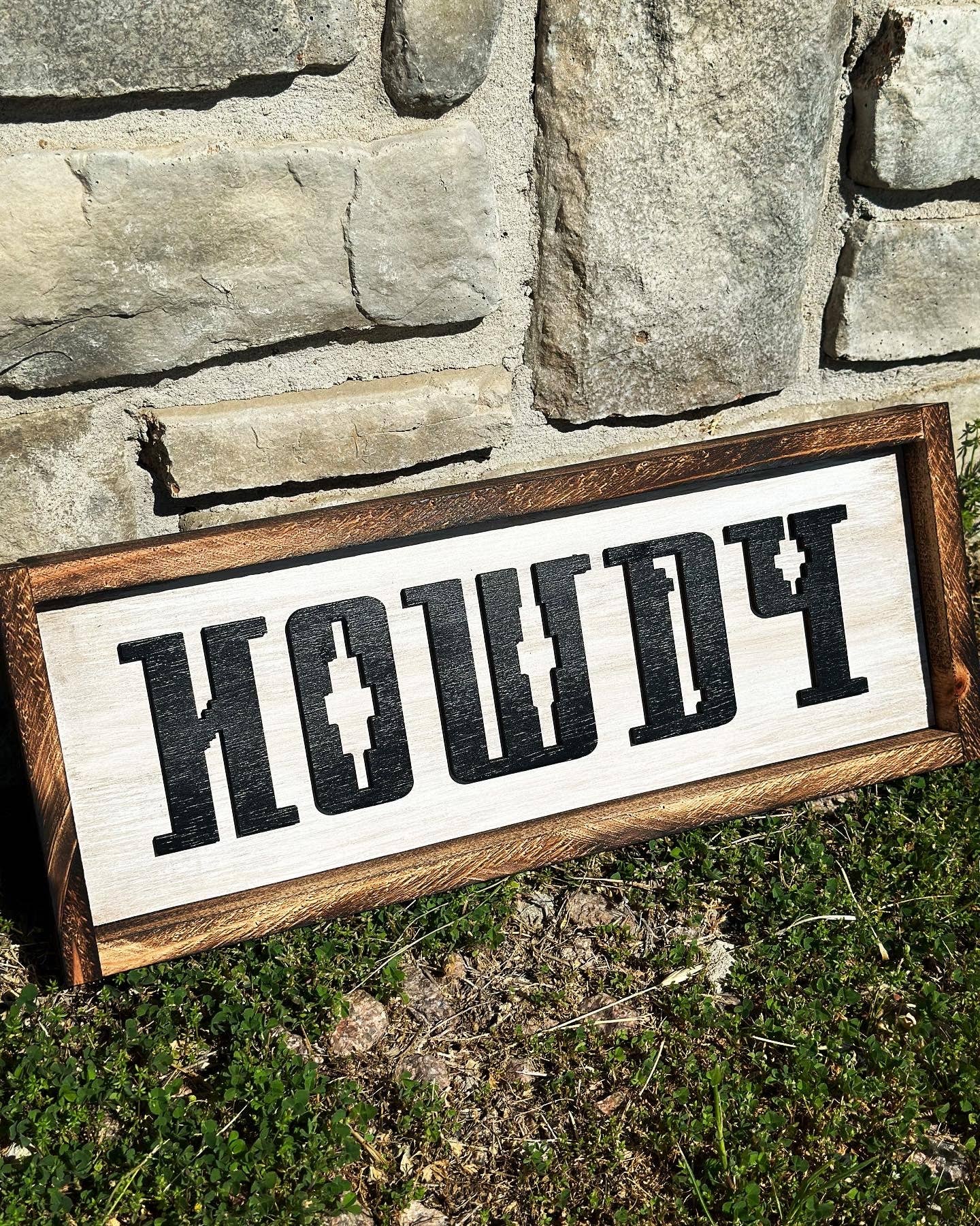 Howdy Wood Decor