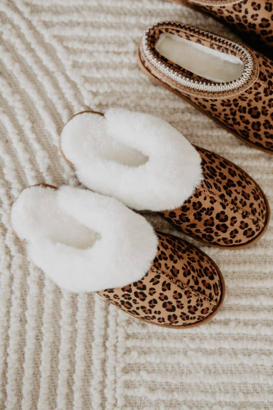 Leopard Print Slippers
