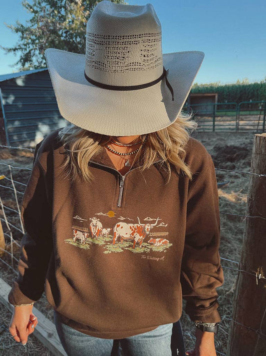 The Longhorn Quarter Zip