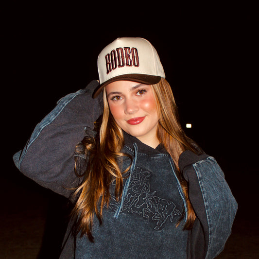 Rodeo Embroidered Trucker Hat