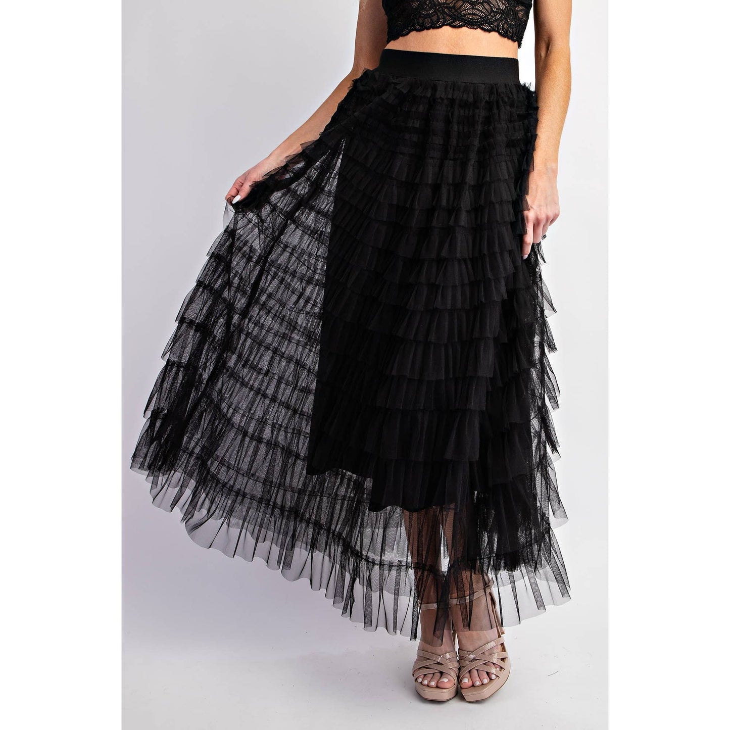 Ranch Romance Tulle Maxi Skirt