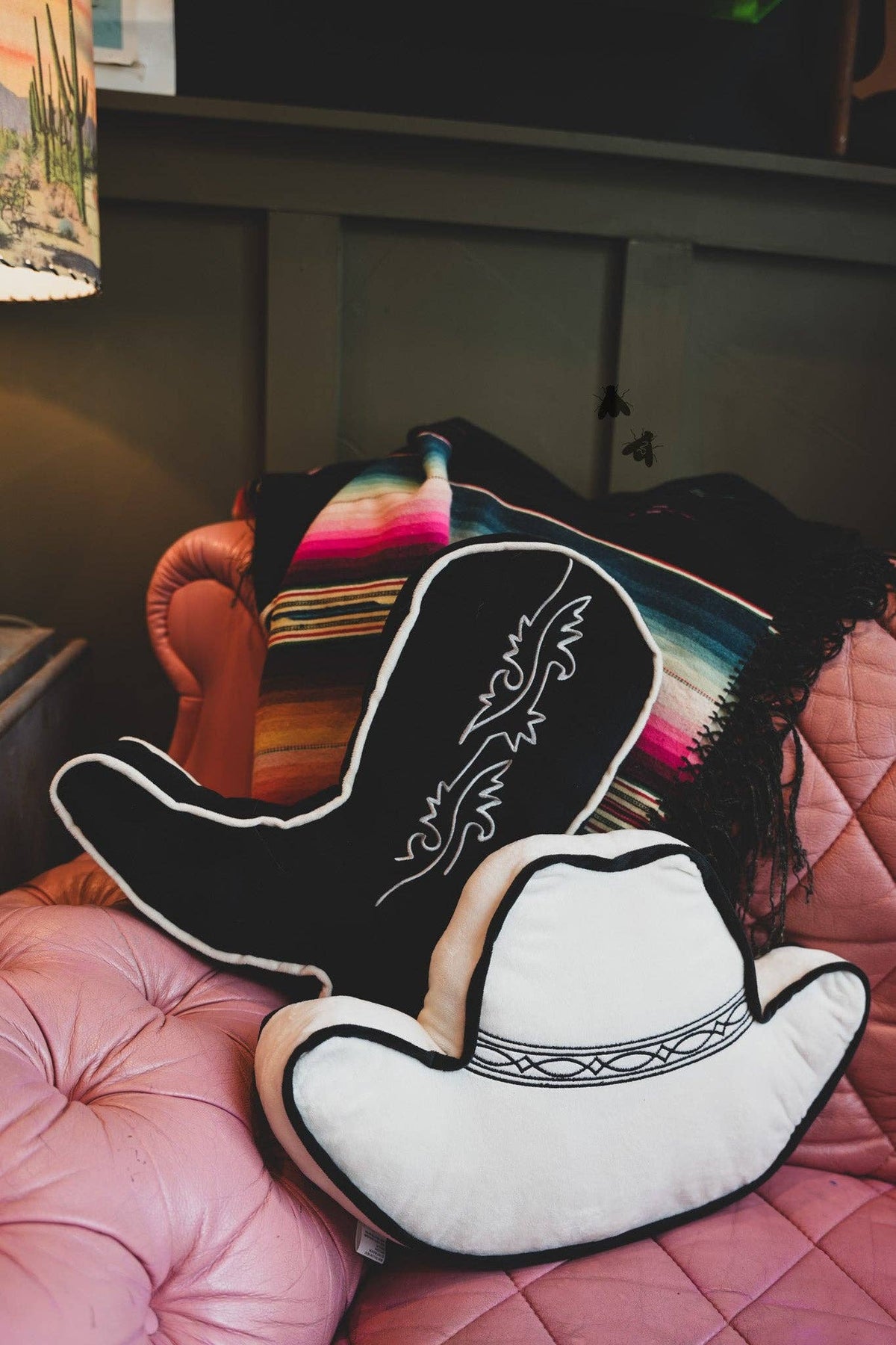 Denim Boot Pillow