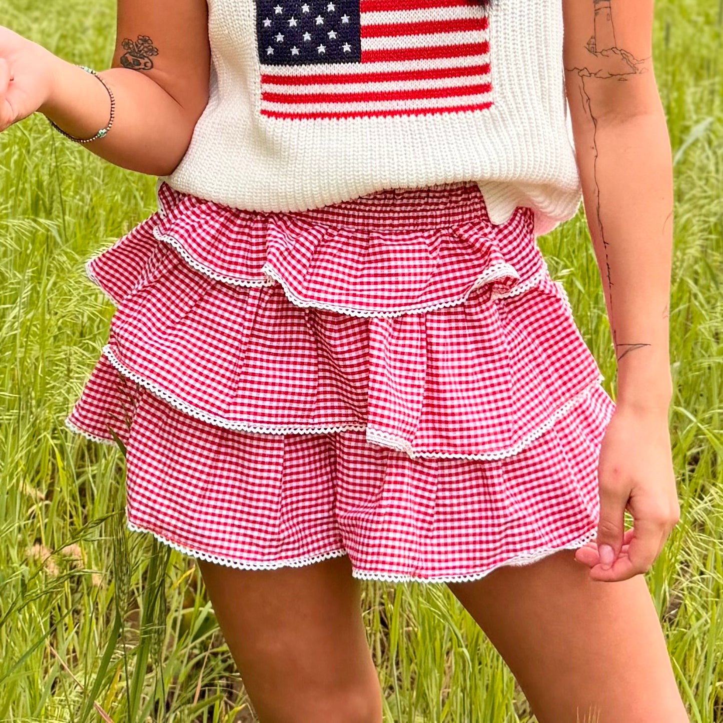 Ruffle Mini Skort