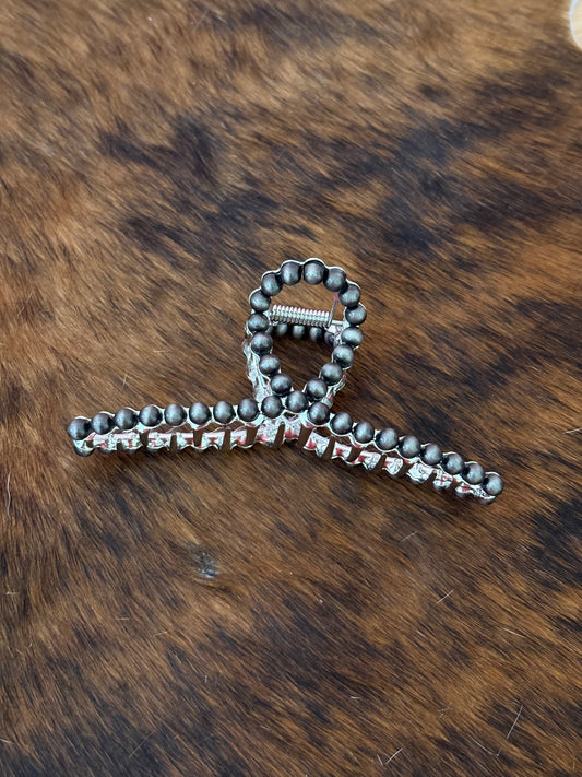 Black Turquoise Claw Clip